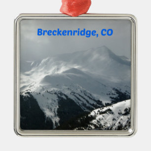 Breckenridge, CO Metal Ornament