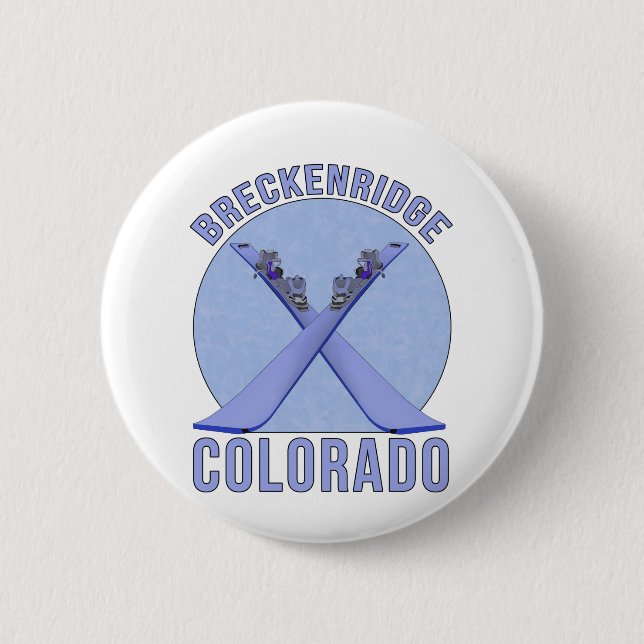 Breckenridge, Colorado 2 Inch Round Button (Front)