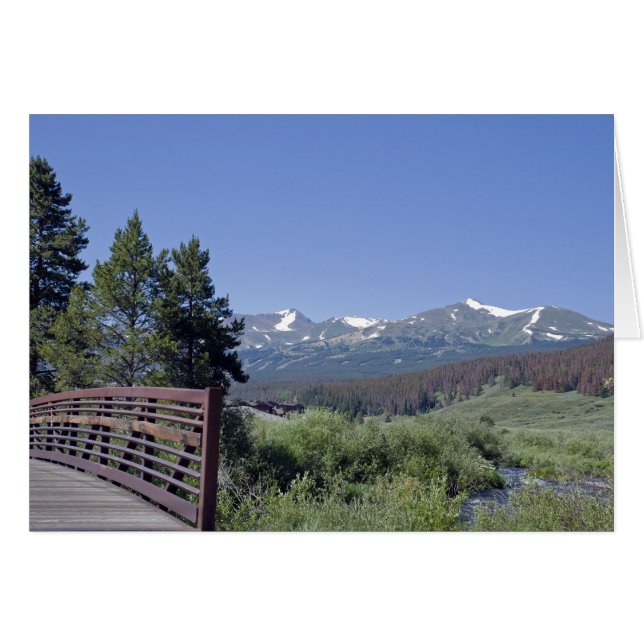 Breckenridge Colorado Bike Bridge (Front Horizontal)