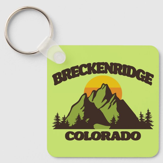 Breckenridge,Colorado Keychain (Front)
