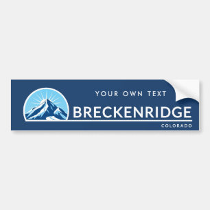 Breckenridge Colorado mountain ski resort Bumper Sticker