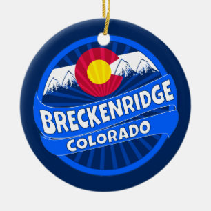 Breckenridge Colorado ornement d'éclatement de mon