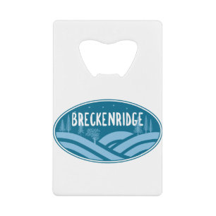 Breckenridge Colorado Outdoors Credit Card Bottle Opener