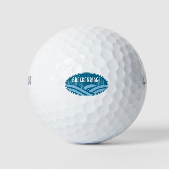 Breckenridge Colorado Outdoors Golf Balls (Front)