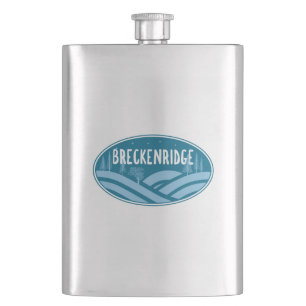 Breckenridge Colorado Outdoors Hip Flask