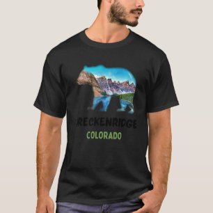 Breckenridge Colorado Retro Hiking Mountains Bear  T-Shirt