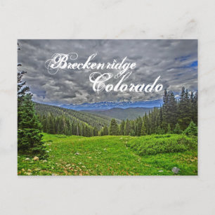 Breckenridge Colorado scenic postcard