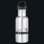 Breckenridge Colorado Ski Jumper 532 Ml Water Bottle<br><div class="desc">Breckenridge, Colorado is a mountain town that known for its amazing ski resort, stunning mountain scenery, and endless recreation. This great vintage design has a retro look.</div>