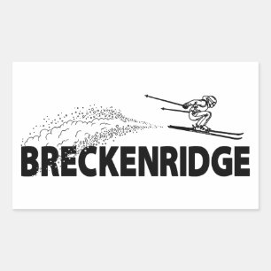 Breckenridge Colorado Ski Jumper Sticker