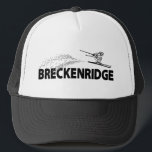 Breckenridge Colorado Ski Jumper Trucker Hat<br><div class="desc">Breckenridge, Colorado is a mountain town that known for its amazing ski resort, stunning mountain scenery, and endless recreation. This great vintage design has a retro look.</div>