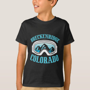 Breckenridge Colorado Ski Mountain Skiing Skier  T-Shirt