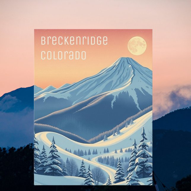 Breckenridge Colorado ski vacation Postcard (Creator Uploaded)