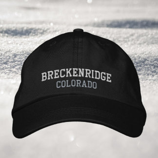 Breckenridge Colorado ski winter vacation outfit Embroidered Hat
