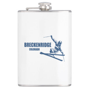Breckenridge Colorado Skier Hip Flask
