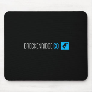 Breckenridge Colorado Snowboard Box Type  Mouse Pad