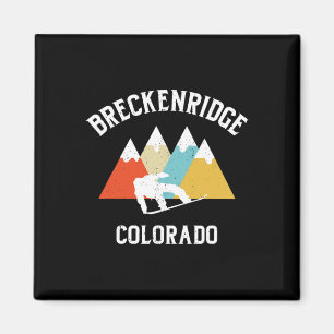 Breckenridge Colorado Snowboard Vacation Souvenir  Magnet