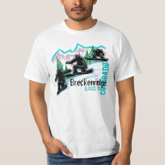 Breckenridge Colorado snowboard value tee