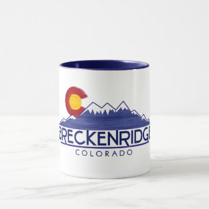 Breckenridge Colorado wood mountains mug