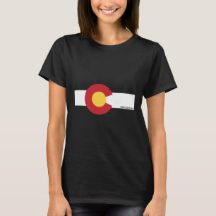 Breckenridge Colorado X Co Flag  T-Shirt