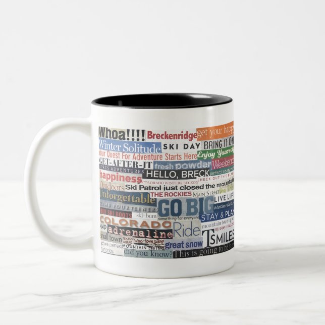 Breckenridge Coolage Two-Tone Coffee Mug (Left)
