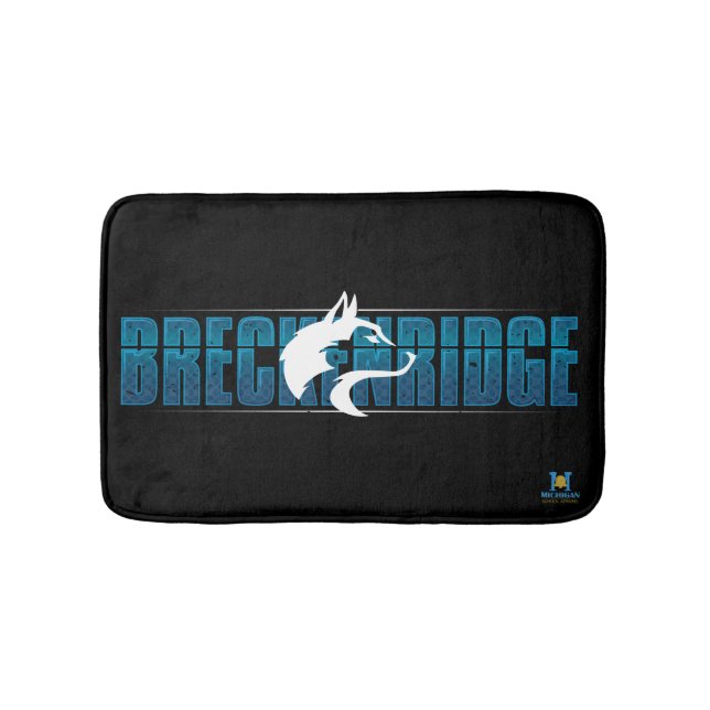 Breckenridge Huskies #7 Bath Mat (Front)