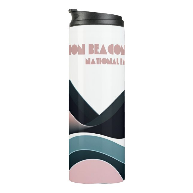 Brecon Beacons National Park Coloured Hills Thermal Tumbler (Rotated Right)