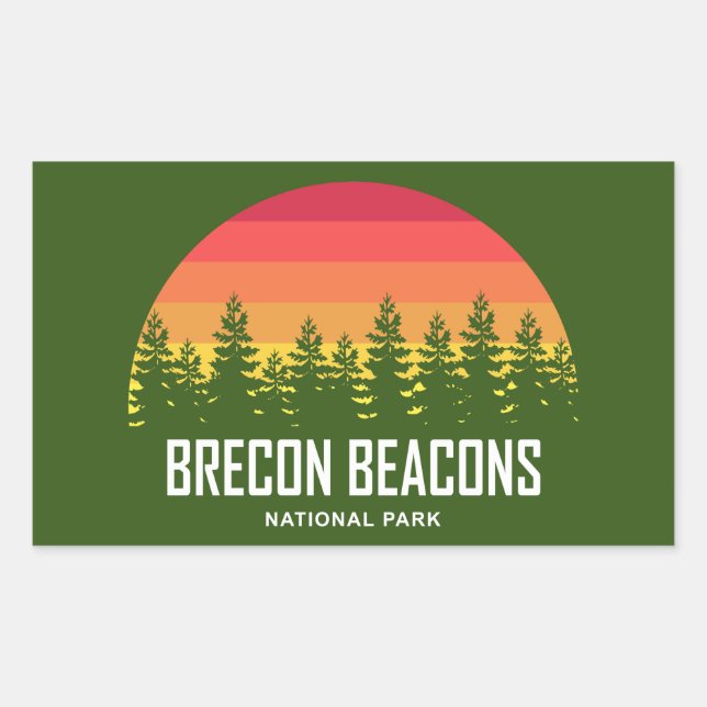 Brecon Beacons National Park Sticker (Front)