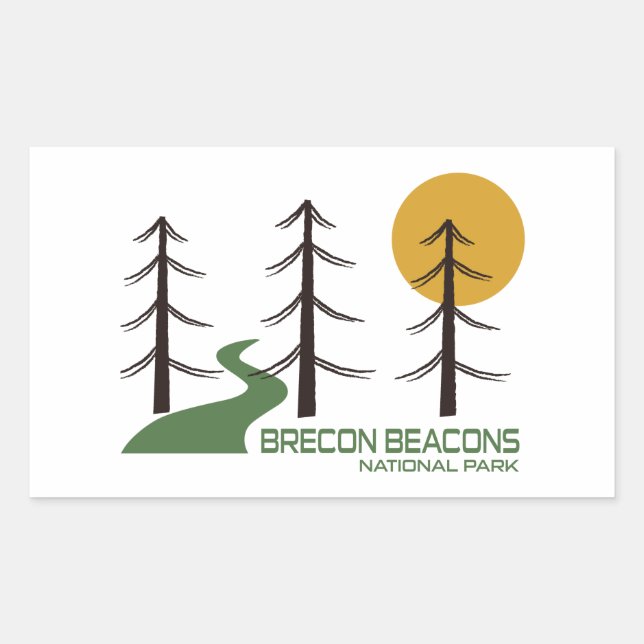 Brecon Beacons National Park Trail Sticker (Front)