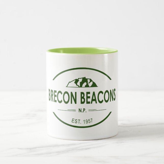 Brecon Beacons National Park Two-Tone Coffee Mug (Center)