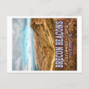 BRECON BEACONS NATIONAL PARK - WALES UK POSTCARD