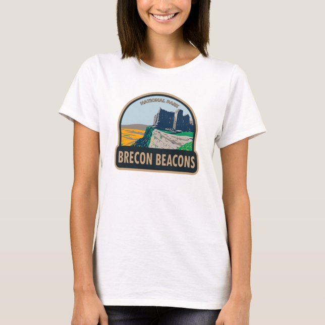 Brecon Beacons National Park Wales Vintage T-Shirt (Front)
