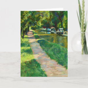 Brecon & Monmouth Canal Fine Art Greeting Card