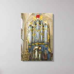 Breda Grote Kerk organ Canvas Print