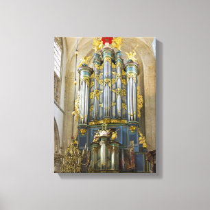 Breda Grote Kerk organ Canvas Print