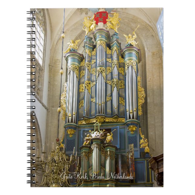 Breda pipe organ notebook (Front)