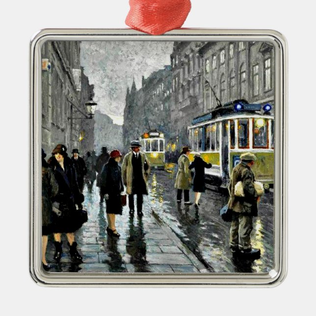 Bredgade, Copenhagen Metal Ornament (Front)