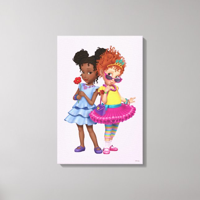 Bree James & Fancy Nancy Canvas Print (Front)