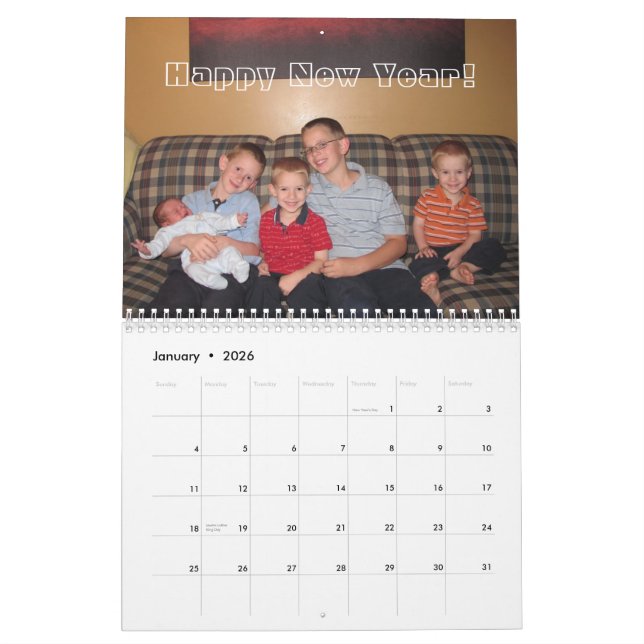Breeden Family Calendar 2013 (Jan 2026)