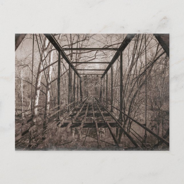 Breeden's bridge, Indiana Postcard (Front)