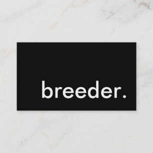 breeder. business card