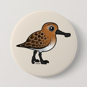 Breeding Spoon-billed Sandpiper 3 Inch Round Button