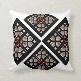 Breezeblockia 3 throw pillow