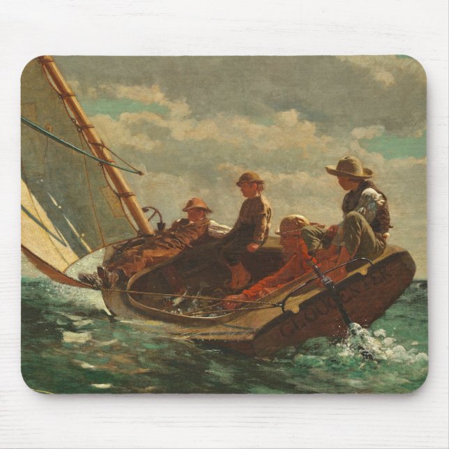 Breezing Up (A Fair Wind) 1873-76 Mouse Pad (Front)