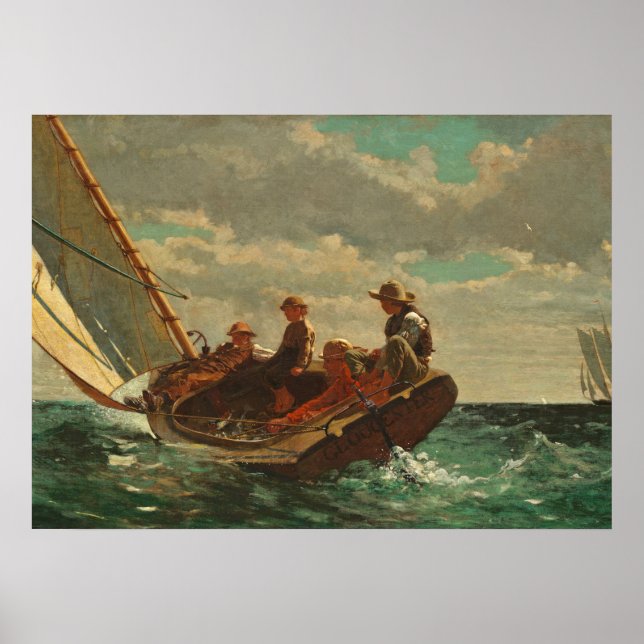 Breezing Up (A Fair Wind) 1873-76 Poster (Front)