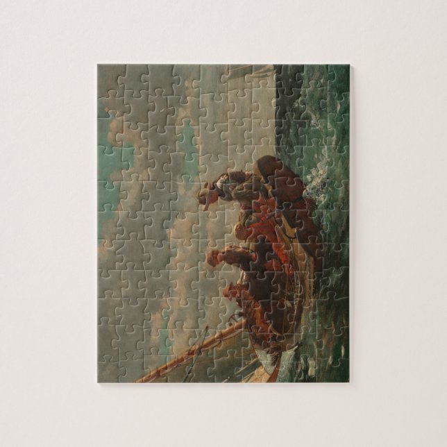 Breezing Up (A Fair Wind) by Winslow Homer Jigsaw Puzzle (Vertical)