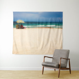 Breezy Day at the Beach Tapestry
