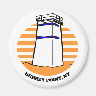 Breezy Point Lighthouse Fridge Magnet