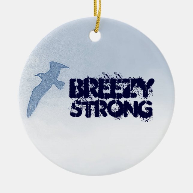 BREEZY STRONG Ornament (Front)