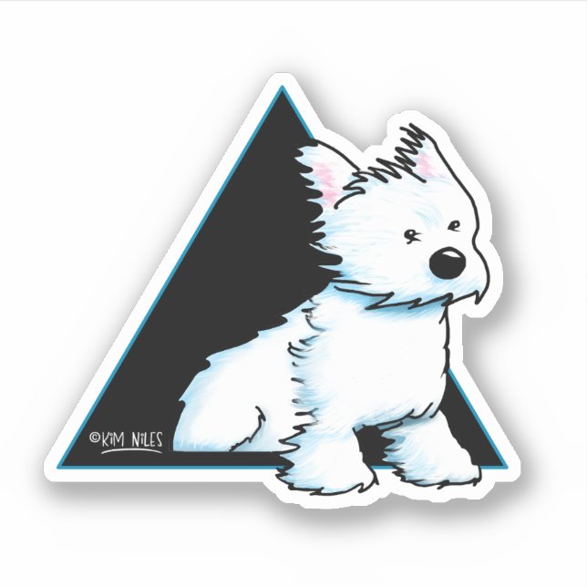 Breezy WESTIE Sticker (Front)