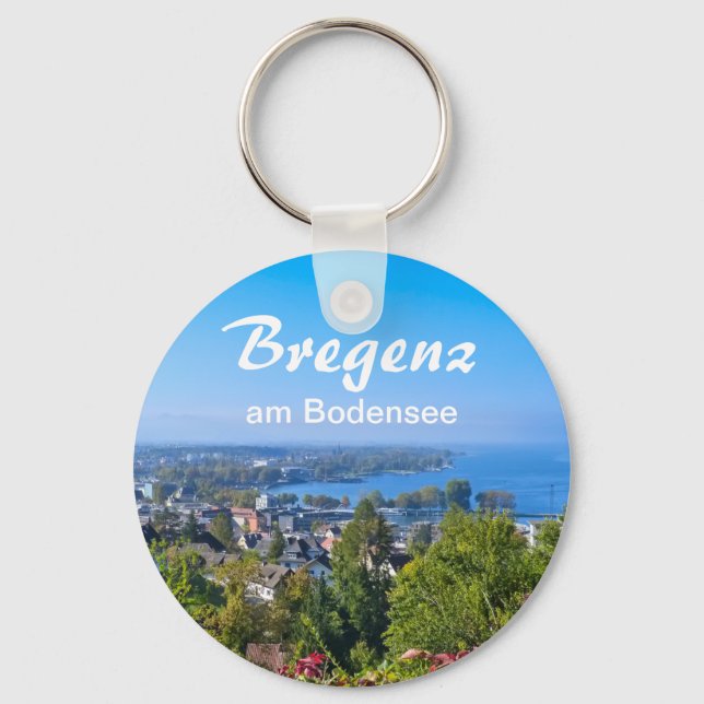 Bregenz am Bodensee Souvenir Keychain (Front)